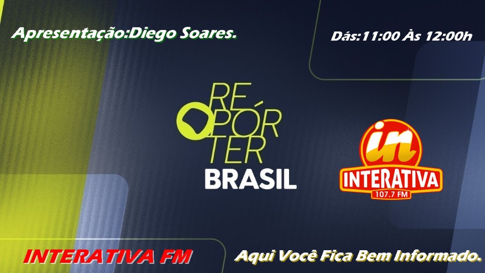 Repórter Brasil: Dás 11:00 ás12:00h